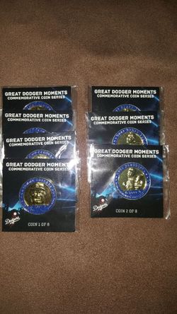 2017 Dodgers coins