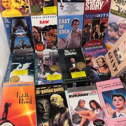 New VHS VCR Movies All For $40