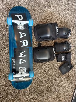 Custom Pharmacy skateboard setup