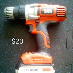 18 Volt Black & Decker Drill
