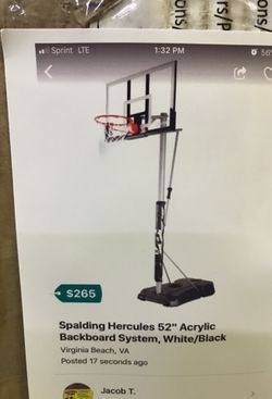New Spalding Basketball System