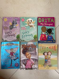 Kids books set of 6 girls