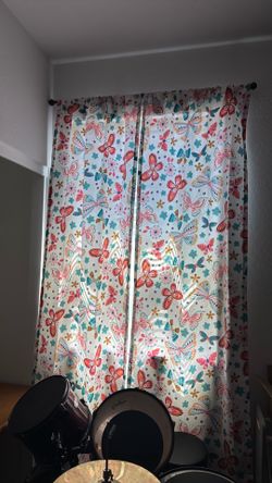 Butterfly curtains