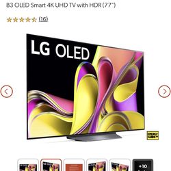 LG 77" B3 OLED 4K TV - Used (In Original Box) + Wall Mount Included