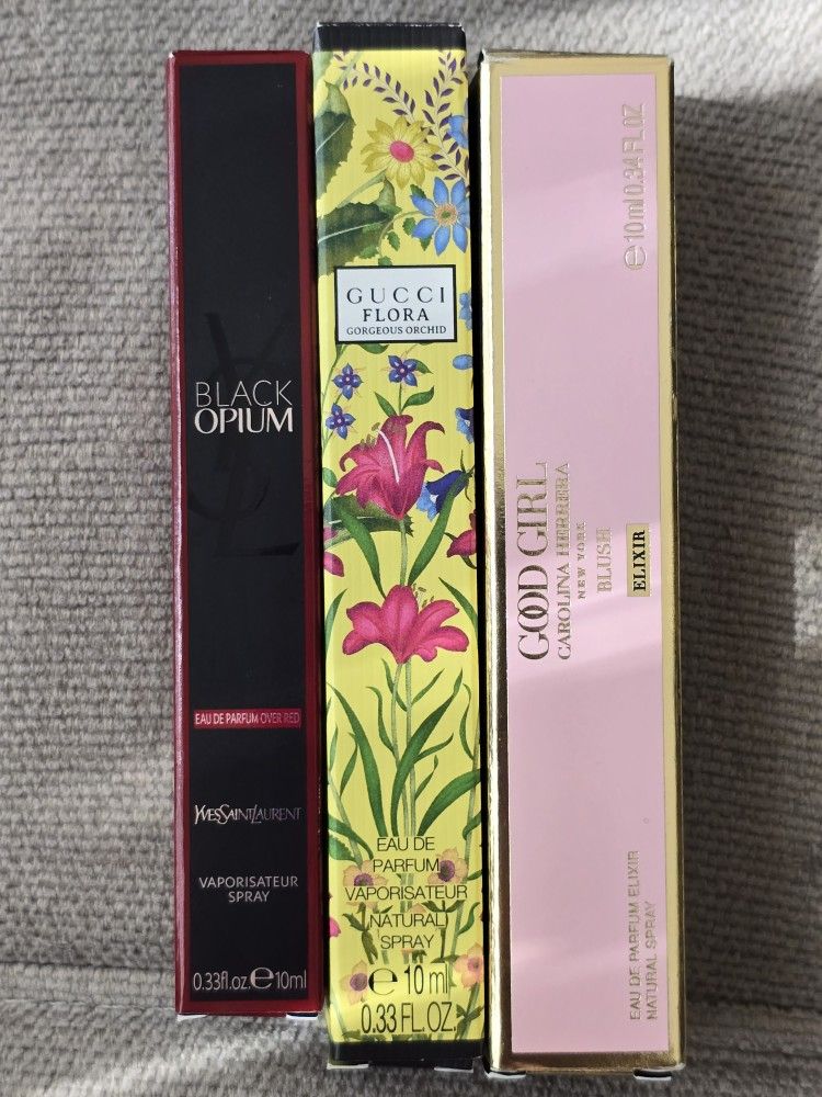 Womens 10ml perfume sprays, all new ($20 each)