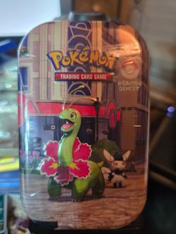 Lumiose city mini tin - Meganium & Meowstic
