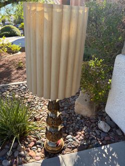5 foot tall, monumental, mid-century statement lamp