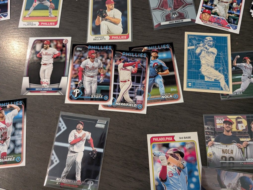 80+ Philadelphia Phillies Baseball Cards
