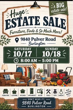 Estate sale indoor huge - THIS WEEKEND