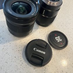 Sony & Cannon Lens
