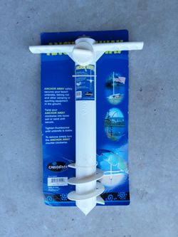 Fishing pole or Umbrella anchor, new