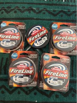 Beading fishing line fire line