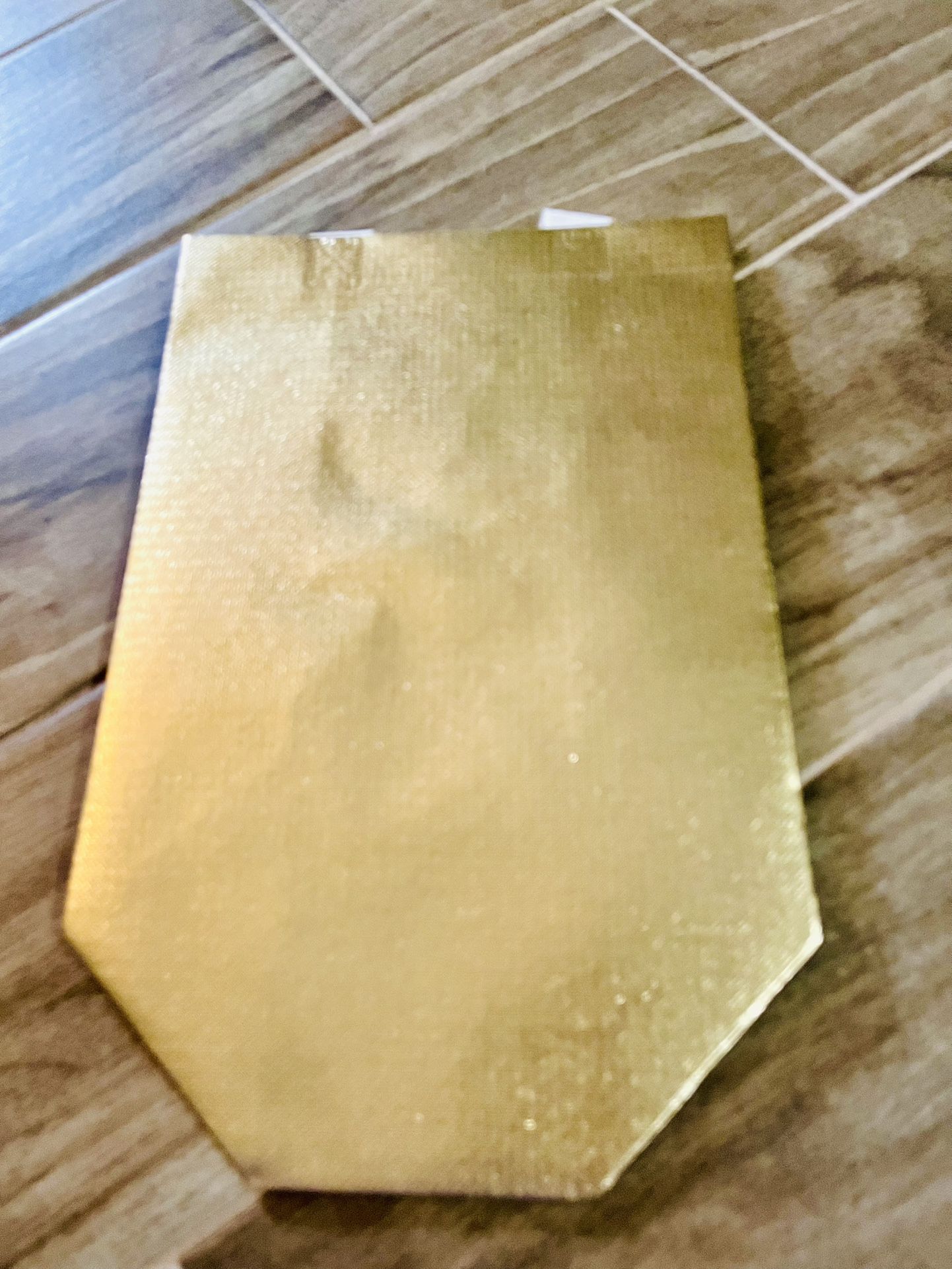 12 Gold Reusable Gift Bags