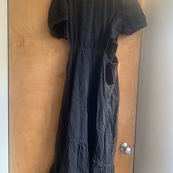 Black Madewell cutout dress size L