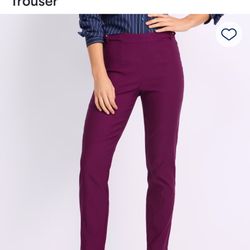 VIOLETS & ROSES Tenney Mid Rise Slim Straight Trouser Size 6 