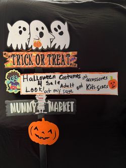 Halloween costumes and accessories