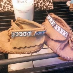 Suede  Baby Moccasins