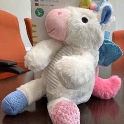 New Sensory Snuggables UNICORN, stuffed animal plush toy