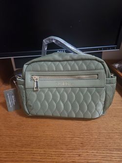 Bella Russo Crossbody 8.7" Quilted Bag New