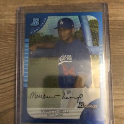 Matt Kemp Rookie Bowman Baseball Card