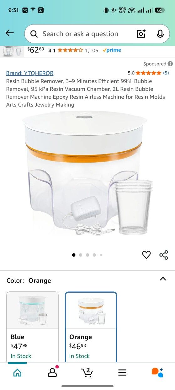 Resin Bubble Remover, 2L