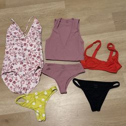 Mikoh Women’s Swimsuits, Set Of 6, Bikinis, One-piece Swimsuit