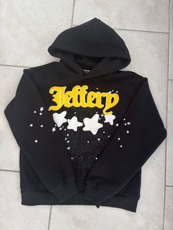 Black Jeffery Sp5der Hoodie Small