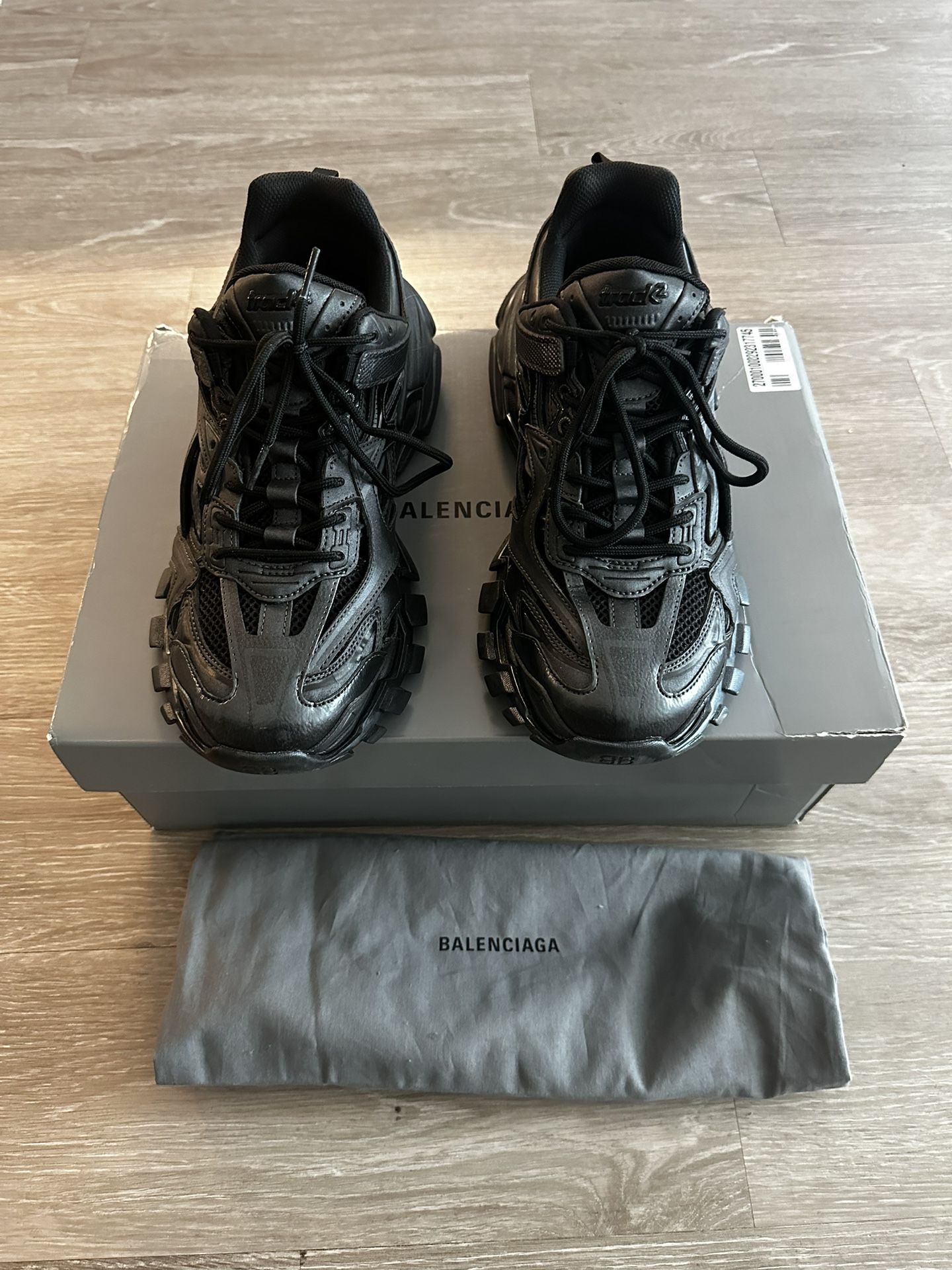 Men's Balenciaga Track Sneaker Black/ Grey