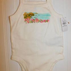NWT Baby Girls Old Navy 3-6 Months Ocean Water View Bodysuit