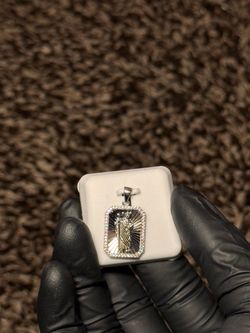 925 sterling silver San Judas pendent