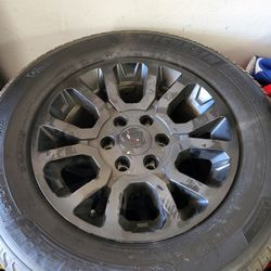 Wheels/Tires Off 2019 GMC Yukon 265 65 R18