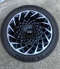 Set of 4 Tires and Rims for Hyundai Ioniq 5 Limited 255 45R20 with Spare Tire
