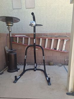Punching bag stand