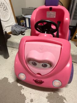 Push around buggy pink car