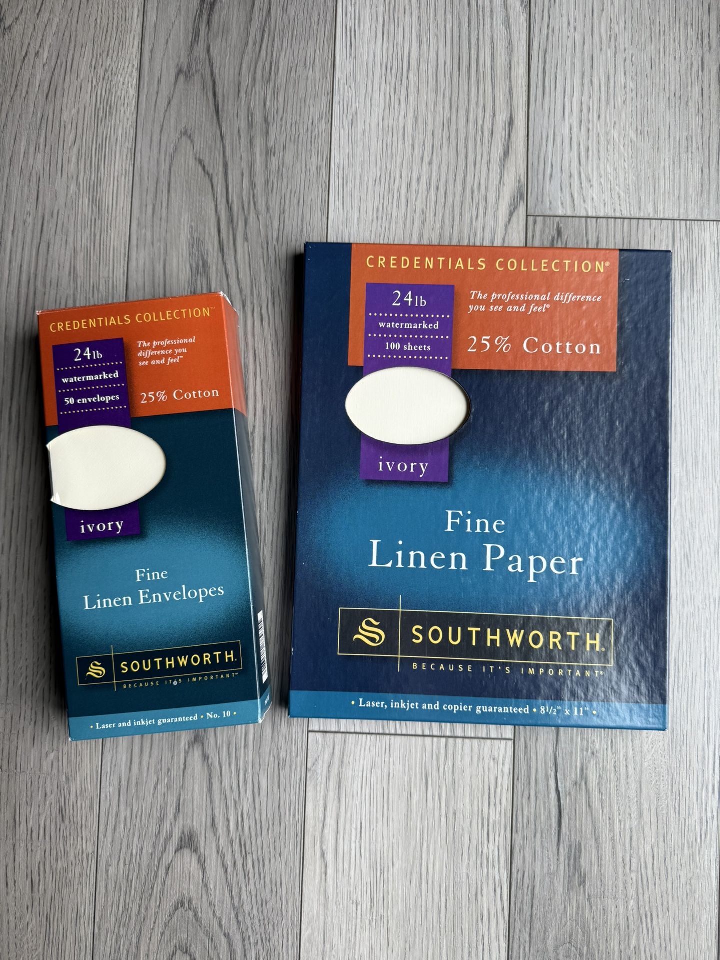 Southworth Fine Linen Paper And Envelopes Watermarked