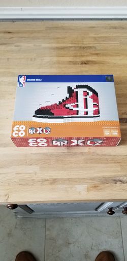 Houston Rockets BRXLZ 3D Sneaker Puzzle Lego FOCO Houston Rockets 3D Brxlz - Sneaker