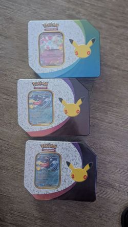 Sealed Pokemon 30th Anniversary Tins