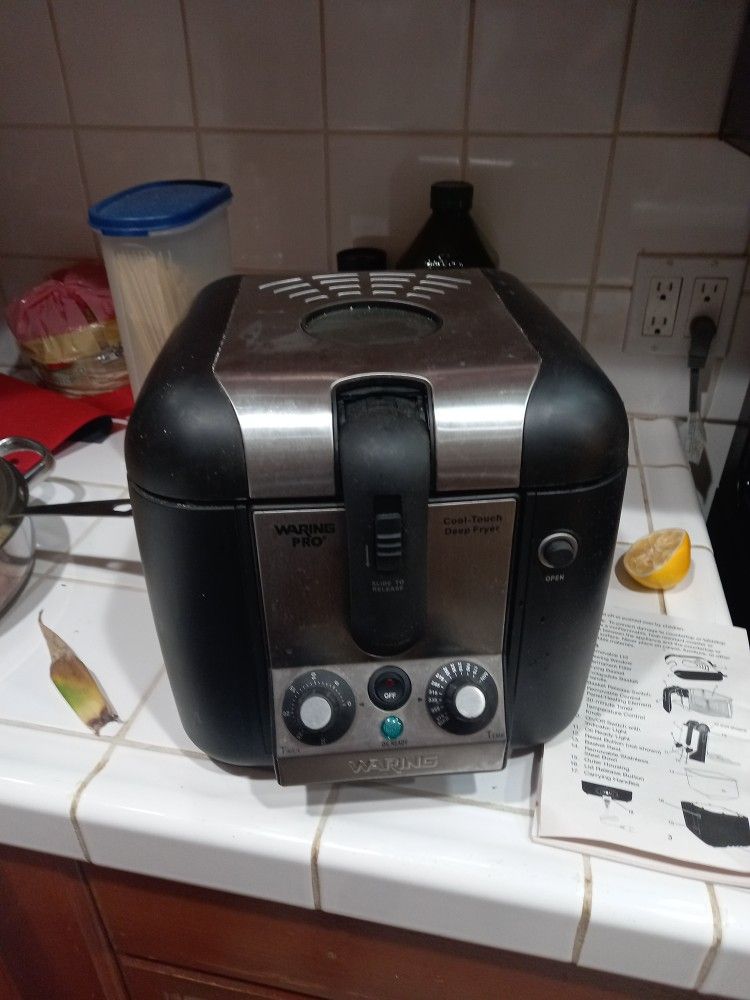Used Once Waring Pro Deep Fryer