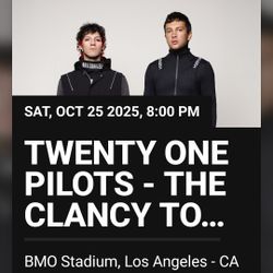 21 Pilots. Saturday Night!