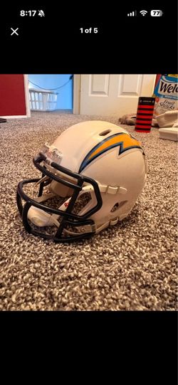 LA Chargers Mini Replica Riddel Helmet