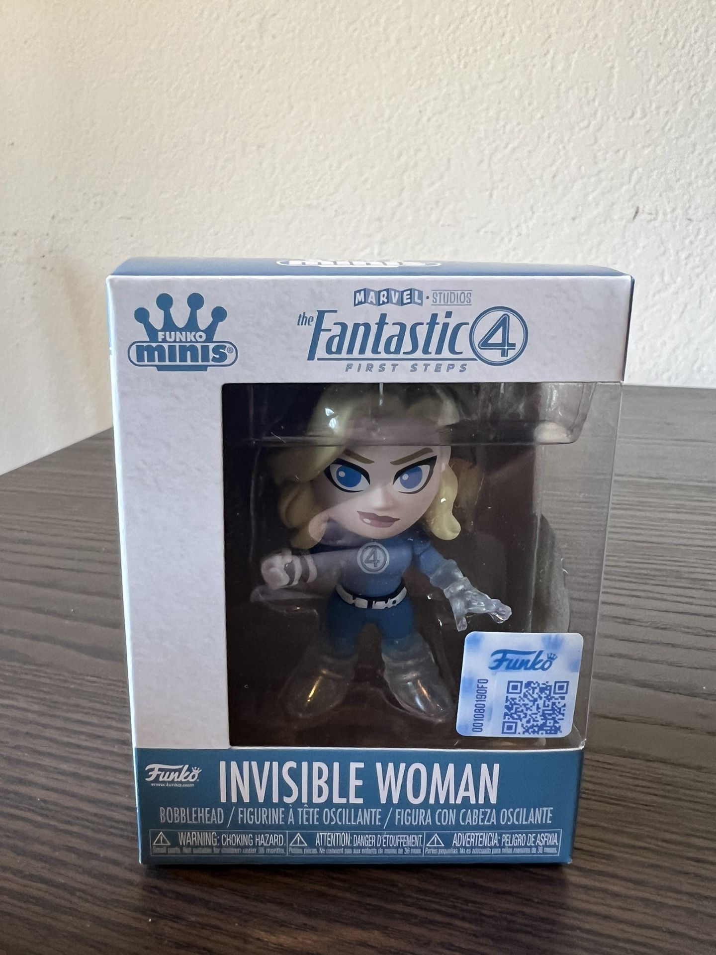 MINI Invisible Woman Fantastic Four First Steps Funko Bobbleheads Movies Disney