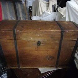 19th Century Vintage Wood Chest