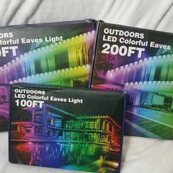 500ft Permanent Outdoor LED Lights