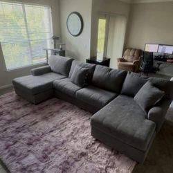 OM• $38 Initial • Brand New Birkdale Sectional With Chaise 