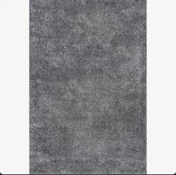 Grey Shag Area Rug
