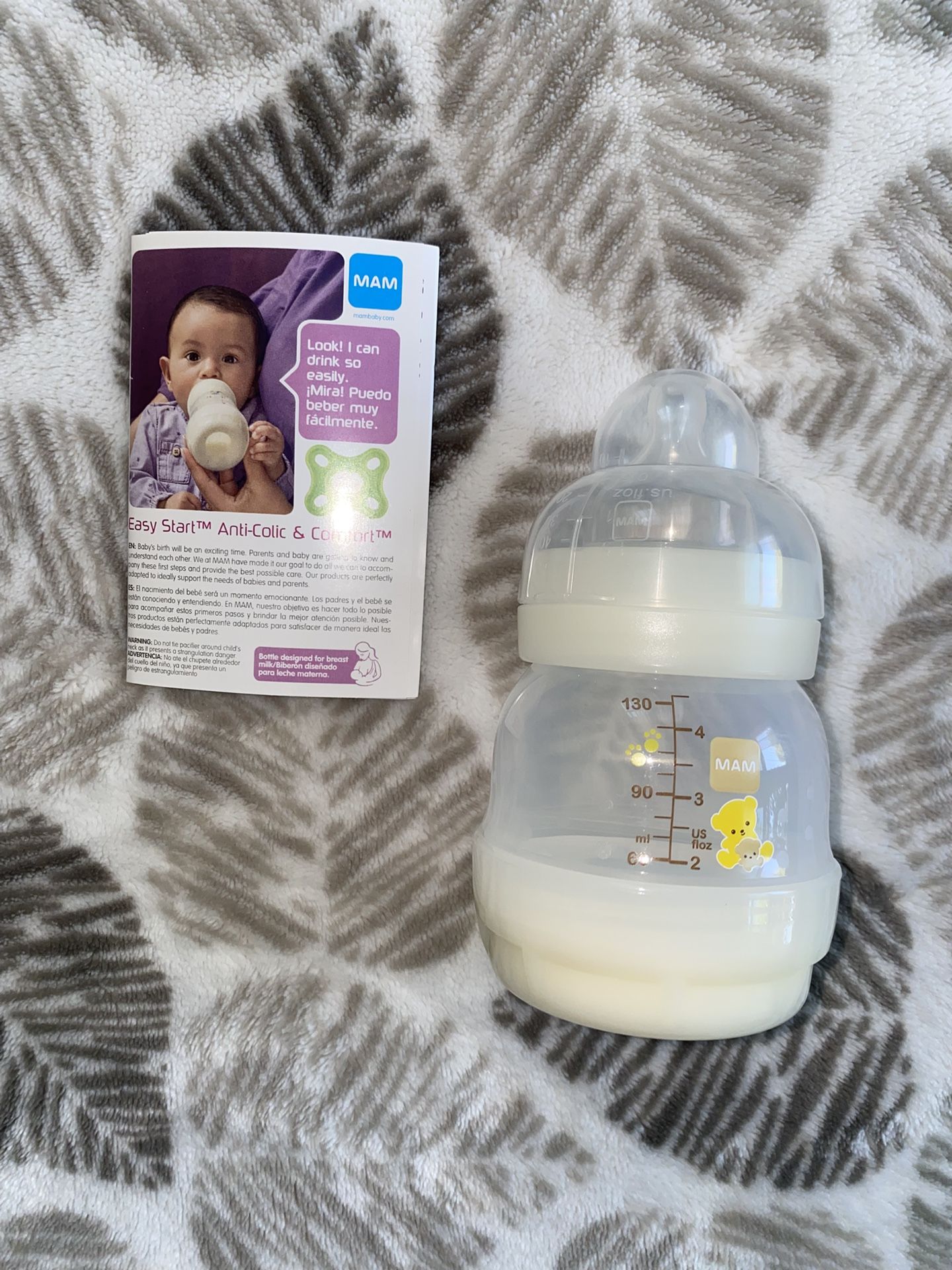 New MAM Easy Start Anti-Colic Baby Bottle - 5oz