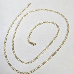 14kt Gold Figaro Chain 20"