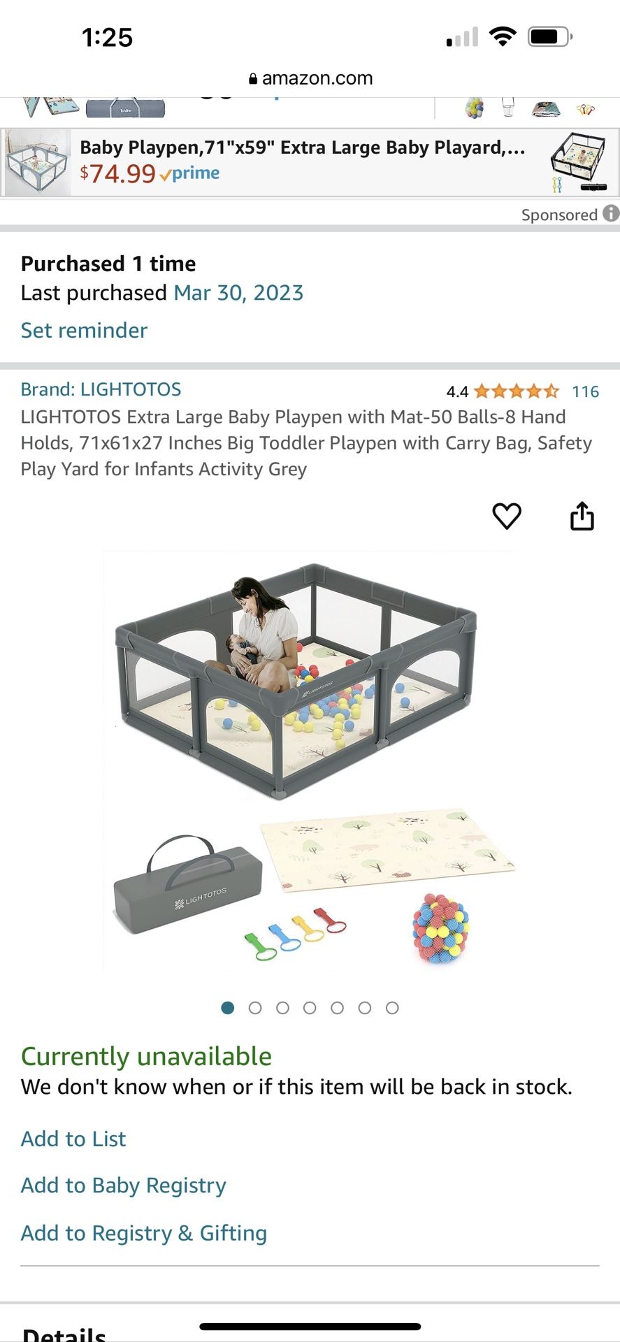 Large Play Pen