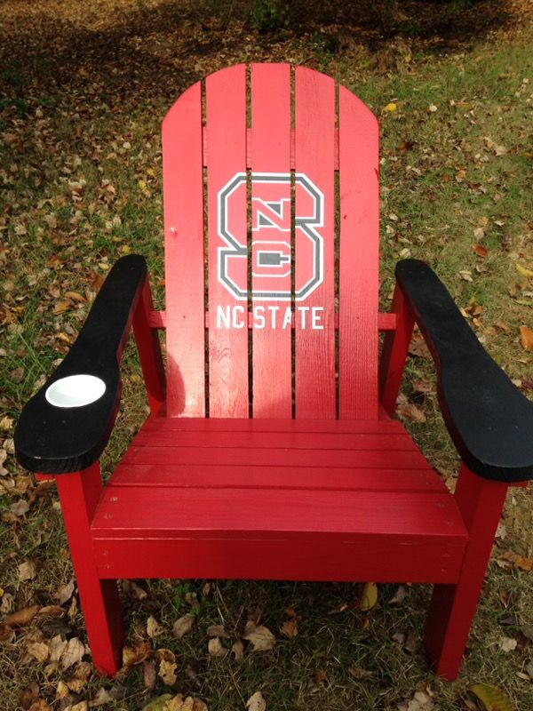NC State Adirondack chair