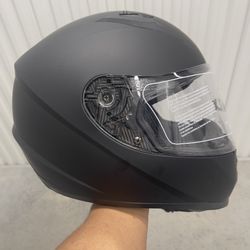 GLX GX11 Full Face Motorcycle Helmet – XL Matte Black | DOT Certified | New w/ Minor Scratch